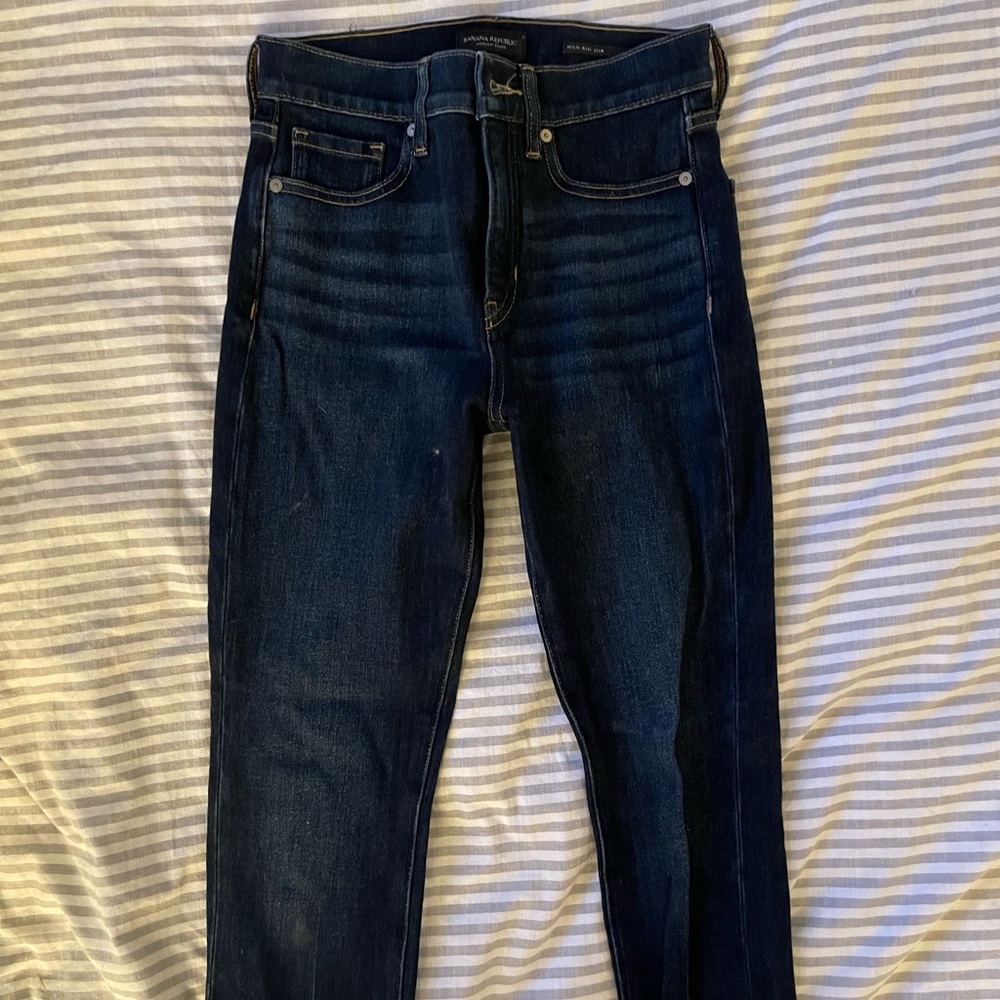 Womens Banana Republic High Rise Slim Jeans size 25